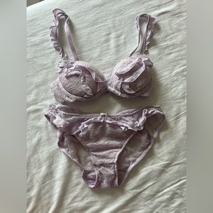 Peach John Japan bra and panty 65B and S/M